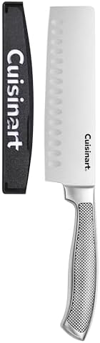Cuisinart 7" Stainless Steel Nakiri Knife and Blade Guard, Graphix Collection