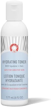 First Aid Beauty - Hydrating Toner with Squalane and Oats, Naturual Wild Oat Skin Calming Toner, Helps Reduce Lines & Wrinkles, Safe for Sensitive Skin, Alcohol-Free Balanced Hydration, 6 oz