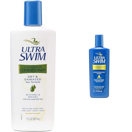 Ultra Swim Conditioner & Shampoo Bundle - Ultra Hydration 7oz Conditioner and Chlorine Removal 7 Ounce Shampoo
