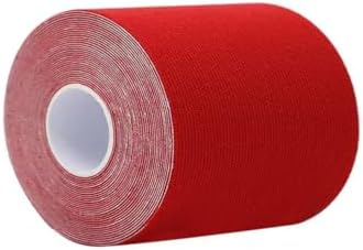 4 Inches X 10.9 Yards Red Turf Tape Football - Extra Wide - Latex Free Sport Tape - Ultra Sticky Athletic Tape - Waterproof & Flexible