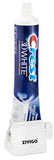 Crest3D-White Ultra Whitening Toothpaste, Vivid Mint, Anticavity Fluoride Toothpaste, 3 Large Tubes of 5.2 oz (Total 15.6 oz) Bundle with Zivigo Toothpaste Squeezer Compatible with Crest,