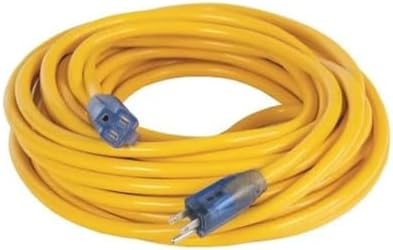 Dewalt 100 Ft 10/3 Sjtw Yellow Lighted Extension Cord