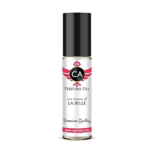 CA Perfume Impression of Jean P. Guiltier La Belle For Women Replica Fragrance Body Oil Dupes Alcohol-Free Essential Aromatherapy Sample Travel Size Concentrated Long Lasting Roll-On 0.3 Fl Oz/10ml
