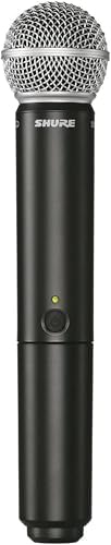 Shure BLX2/B58 Handheld Transmitter with SM58 Vocal Mic Capsule - for use with BLX Wireless Microphone Systems, Receiver Sold Separately | H9 Band (BLX2/SM58=-H9)