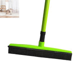 Indigo Petco Hair Remover Broom, Fur Remover Broom with Squeegee, Indigo Petco Broom, Rubber Broom Pet Hair Remover, Rubber Broom for Pet Hair (Green)