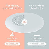 ZitSticka Killa Kit | Self-Dissolving Microdart Acne Pimple Patch for Zits and Blemishes | Spot Targeting for blind, early-stage, hard-to-reach zits for Face and Skin, Extra Strength (4 Pack)