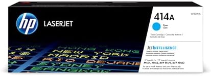 HP 414A Cyan Toner Cartridge | Works with HP Color LaserJet Enterprise M455dn, MFP M480f; HP Color LaserJet Pro M454 Series, HP Color LaserJet Pro MFP M479 Series | W2021A