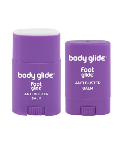 BodyGlide Unscented Foot Anti-Blister Balm, 0.8oz & 0.35oz Bundle, Paraben-Free - For All Skin Types (USA Sale Only)