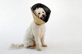 All Four Paws Comfy Cone Pet Cone for Dogs, Cats, Medium, Tan - Comfortable Soft Dog Cone Collar Alternative for After Surgery, Wound Care, Spay, Neuter - Dog and Cat Recovery Collar