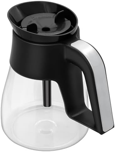 10-Cup Glass Carafe Replacement Compatible with Ninja CM401 CM371 CP301 Specialty Hot & Iced Coffee Makers, Replacement 50 oz Coffee Pot with Brew-Through Lid for Ninja CM300 CM400 CP300 CF091