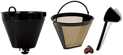 Cuisinart Filter Basket and Gold Tone Permanent filter Bundle W/Scoop (Compatible with CPO-800 & CPO-850)