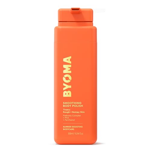 BYOMA Smoothing Body Polish - For Breakouts & Textured Skin - Exfoliating Body Scrub with PHA & Panthenol - Restores Skin Barrier & Soothes Inflammation - 6.8 fl oz