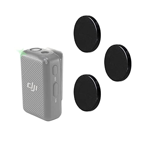 ULTRA SECURE Magnets for DJI Mic, DJI Mic 2, and DJI Mic Mini - High Power N50 Rated Replacement Magnet [ 3 Pack ]