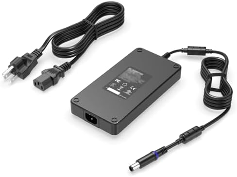 240W Charger Fit for Dell Alienware - UL Listed (Meets Highest Safety Standards) - Fit for Alienware M15 R5 R3 R4 R2 M17 R5 R3 R4 15 17 G5 G7 M16 M14X M17X X15 X16 Gaming Laptop Charging Power Cord