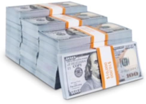 400Pcs Prop Money Play Money Number Learning Education Toys for Girls Boys,Props for Movie, Videos, Christmas,Birthday Party and Holida