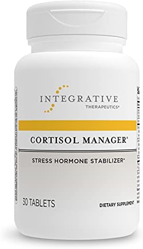 Integrative Therapeutics - Cortisol Manager - Supplement with Ashwagandha and L-Theanine - Supports Relaxation & Calm* - 30 Tablets
