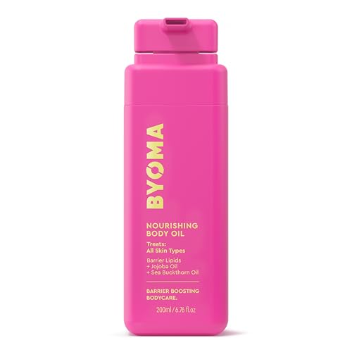 BYOMA Nourishing Body Oil - For All Skin Types - Lightweight, Fast-Absorbing Body Oil with Jojoba & Seabuckthorn - Hydrates, Brightens & Restores Skin Barrier - 3.4 fl oz