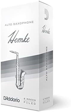 D'Addario D’Addario Woodwinds Hemke Alto Sax Reeds, Strength 4.0, 5-pack (RHKP5ASX400)