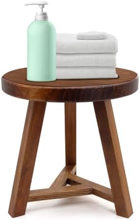 Shower Foot Rest 12 in - Shower Stool for Shaving Legs, Small Corner Bathroom Bench Suitable for Small Shower Spaces - Bath Seat, Spa Foot Rest Shaving Stool