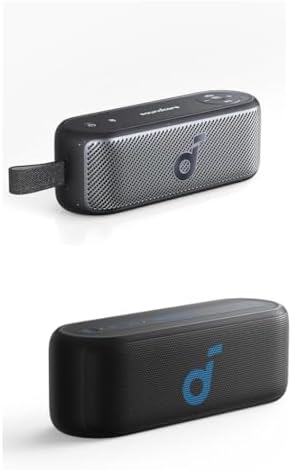 Soundcore Motion 100 & Select 2S, Portable Bluetooth Speaker with 20W Stereo Sound, BassUp Technology, 16-Hour Playtime, Wireless Stereo Pairing, and IPX7 Waterproof for Hiking, Biking