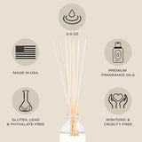 Sweet Water Decor Christmas Tree Reed Diffuser Set - Spruce, Pine Needles, Cedar, and Moss Scented Diffusers - Scent Diffusers for Home, Long Lasting Fragrance, Made in the USA