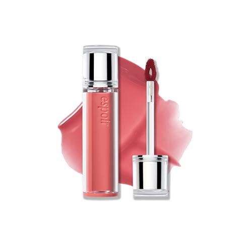 Espoir Couture Lip Tint Glaze #17 Ginger Peach 0.14oz | Volumizing Lip Stain with Syrupy Shine | Long-Lasting & Vibrant Color for Radiant Lip Look | Moisturizing & Glossy Lip Tint | Korean Lip Makeup