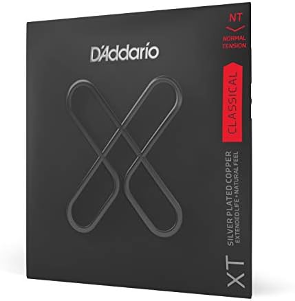 D'Addario XT Coated Classical Guitar Strings - XTC45 - Extended String Life with Natural Tone & Feel - Normal Tension
