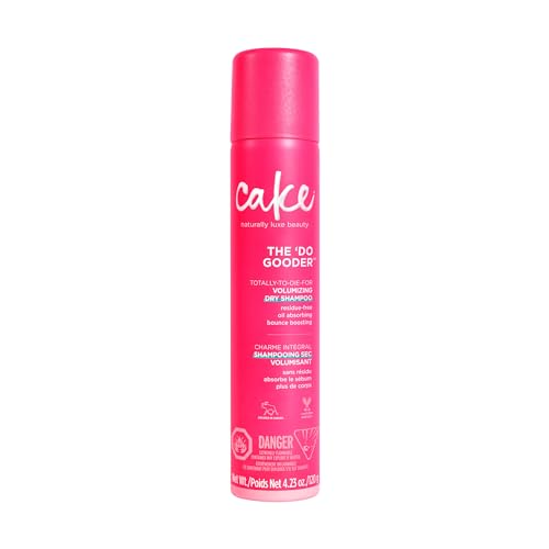 Cake Beauty Volumizing Dry Shampoo, The Do Gooder - Absorbs Oil, Adds Volume, Refreshes Hair - Residue Free - With Cornstarch - For All Hair Types - 120 g