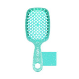 FHI HEAT UNbrush Wet & Dry Vented Detangling Hair Brush, Turquoise Green