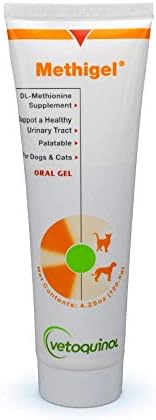 Vetoquinol Methigel Urinary Acidifier to Promote Urinary and Bladder Health for Dogs & Cats