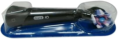 iO Radiant White Electric Toothbrush Head, Angled Bristles Deeper Plaque Removal, with Polishing Petals for Teeth Whitening, Pack of 6 Toothbrush Heads, Black