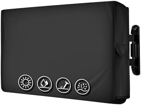 ULTCOVER Waterproof TPE Fabric Outdoor TV Cover with Anti-scratch Liner for 42-45 inch Outside Flat Screen Televisions