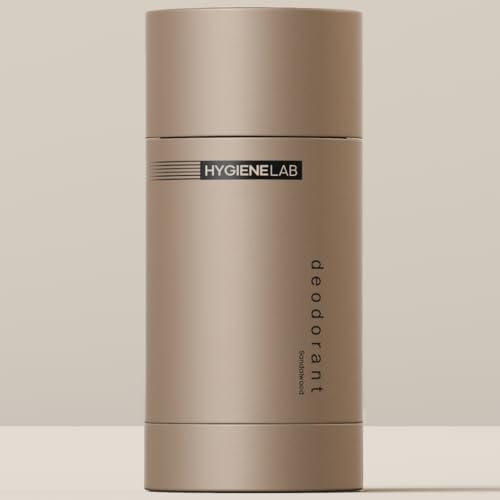 Mens Deodorant - Aluminum Free, 24-Hour+ Odor Protection With Essential Oils, EWG Verified, Premium Sandalwood Scent, Smooth Glide Application-Safe and Effective