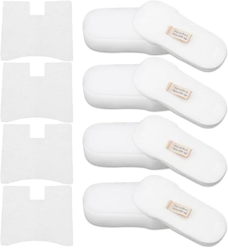 for Shark HZ602 Filter Replacement Ultralight Pet Pro Corded Stick Vacuum and HZ2002 Vertex DuoClean PowerFins fit HZ2000 HZ251 HZ250 HH200 HH202,4 Foam Felt 4 Motor Kit (No cleaning brush)