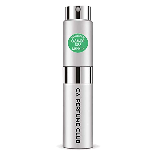 CA Perfume Impression of Casamor1888 Mefisto For Men Replica Version Fragrance Dupes Concentrated Long Lasting Eau de Parfum Spray Refillable Atomizer Bottle 0.27 Fl Oz/ 8ml