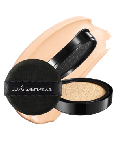 [JUNGSAEMMOOL OFFICIAL] Essential Skin Nuder Cushion (Fair Light) | Refill | Natural Finish | Buildable Coverage | Makeup Artist Brand