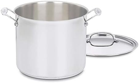 Cuisinart 12-Quart Stockpot w/Lid, Chef's Classic Collection, Silver, 766-26AP1