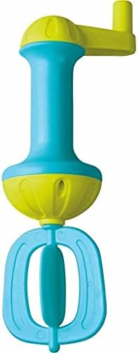 HABA Toddler Bath Toys: Bubble Bath Kids Whisk - for Kids' Sensory Play, Motor Skills, and Bath Time Fun, Blue