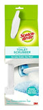 Scotch-Brite Disposable Toilet Scrubber Starter Kit, Disposable Refills with Built-In Bleach Alternative, Includes 1 Handle, Storage Caddy and 5 Refills