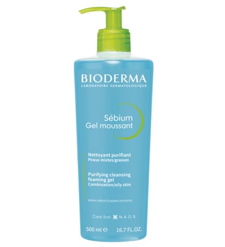 Bioderma - Face Cleanser - Sébium - Makeup Removing Cleanser - Skin Purifying - Face Wash for Combination to Oily Skin
