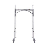 McKesson Folding Walkers with Wheels, Aluminum, 32 in to 39 in, 350 lbs Weight Capacity, 1 Count