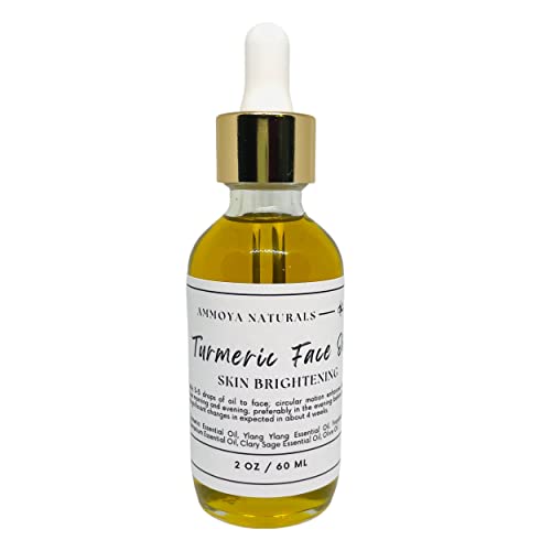 Turmeric Brightening Face Oil Dark Spot Corrector Serum Oil, Turmeric Face Serum Oil, Bright Skin Dark Spot Corrector Face Serum (2 Ounces)