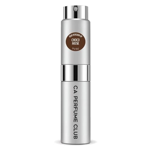 CA Perfume Impression of Choco Musk For Women & Men Fragrance Spray Bottle 0.27 Fl Oz/8ml