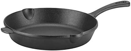 Cuisinart PCI22-24H 10" Roundfry Pan Helper Handle Chef Classic Pre-seasoned Cast Iron