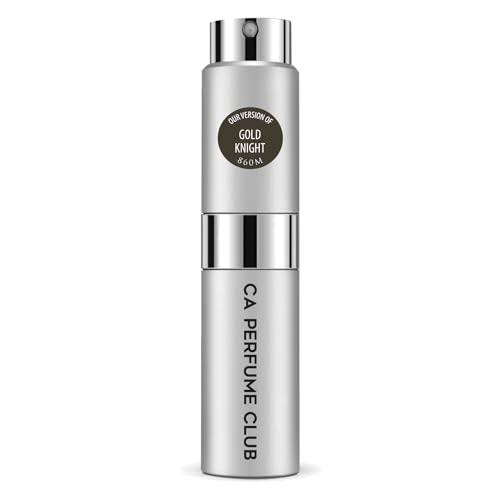 CA Perfume Impression of Gold Knight For Men Eau de Parfum Spray 0.27 Fl Oz/8ml-X1