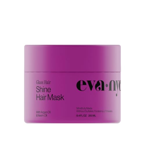 Eva NYC Glass Hair Shine Hair Mask, 8.4 fl oz