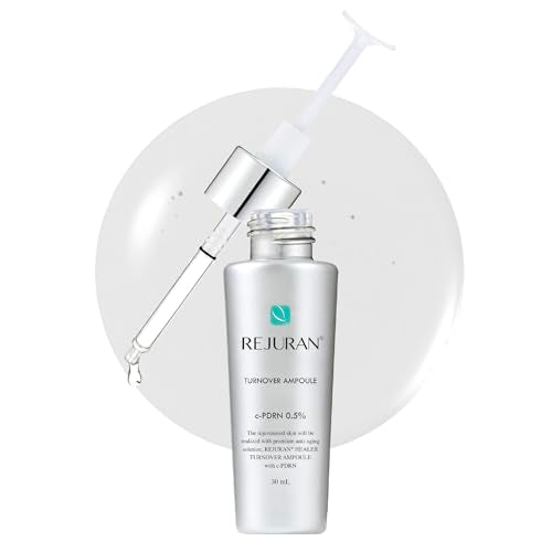 REJURAN® Turnover Ampoule, c-PDRN® - Anti-Aging Face Serum for Firmness, Radiance, and Youthful Skin. Korean Skin Care, Clinically Developed (1.01 fl oz)