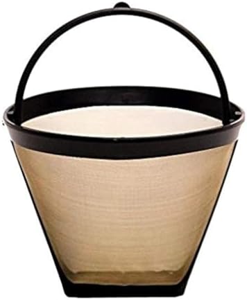 GoldTone Reusable 4 Cup No.2 Cone Coffee Filter No.2 Cone Permanent Coffee Filter - fits MOST Cuisinart, Krups, and other #2 Cone Coffee Makers (Plastic Coffee Filter)