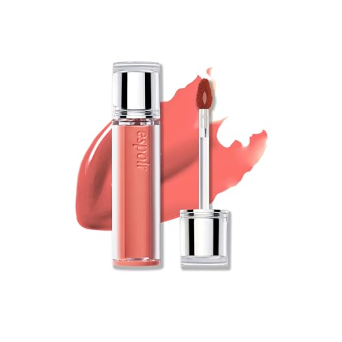 Espoir Couture Lip Tint Glaze #9 Pinky Lowkey 0.14oz | Volumizing Lip Stain with Syrupy Shine | Long-Lasting & Vibrant Color for Radiant Lip Look | Moisturizing & Glossy Lip Tint | Korean Lip Makeup