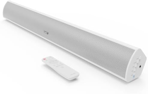 Majority Teton Sound Bar for TV | 120W Powerful Stereo 2.1 Channel Sound | Home Theatre 3D Soundbar with Built-in Subwoofer | HDMI ARC, Bluetooth, Optical, RCA, USB & AUX Playback and Remote Control